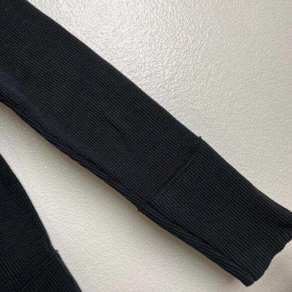 Free People Mandala Swit Thermal Top – Black with Multicolor Stitching – Size S - Picture 5 of 9